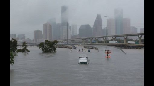 Víz alá került Houston, Kép: youtube
