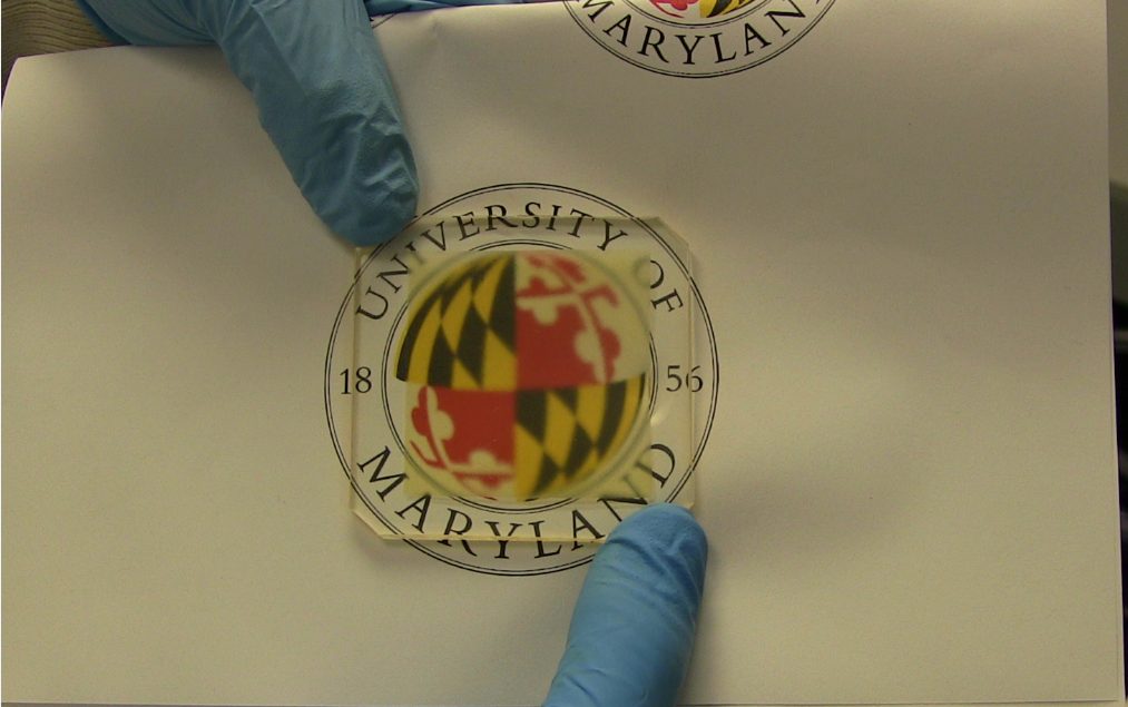 Ennyire átlátszó (fotó: University of Maryland / eng.umd.edu)
